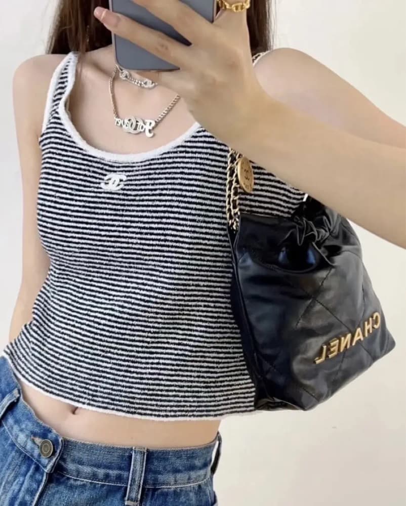 Chanel knit tank top - Image 3