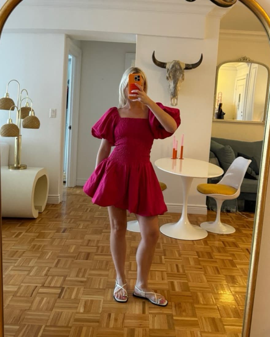Love Shack Fancy Pink Dress - Image 1
