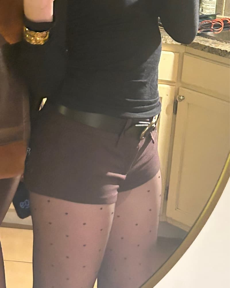 Brown Micro Shorts - Image 1