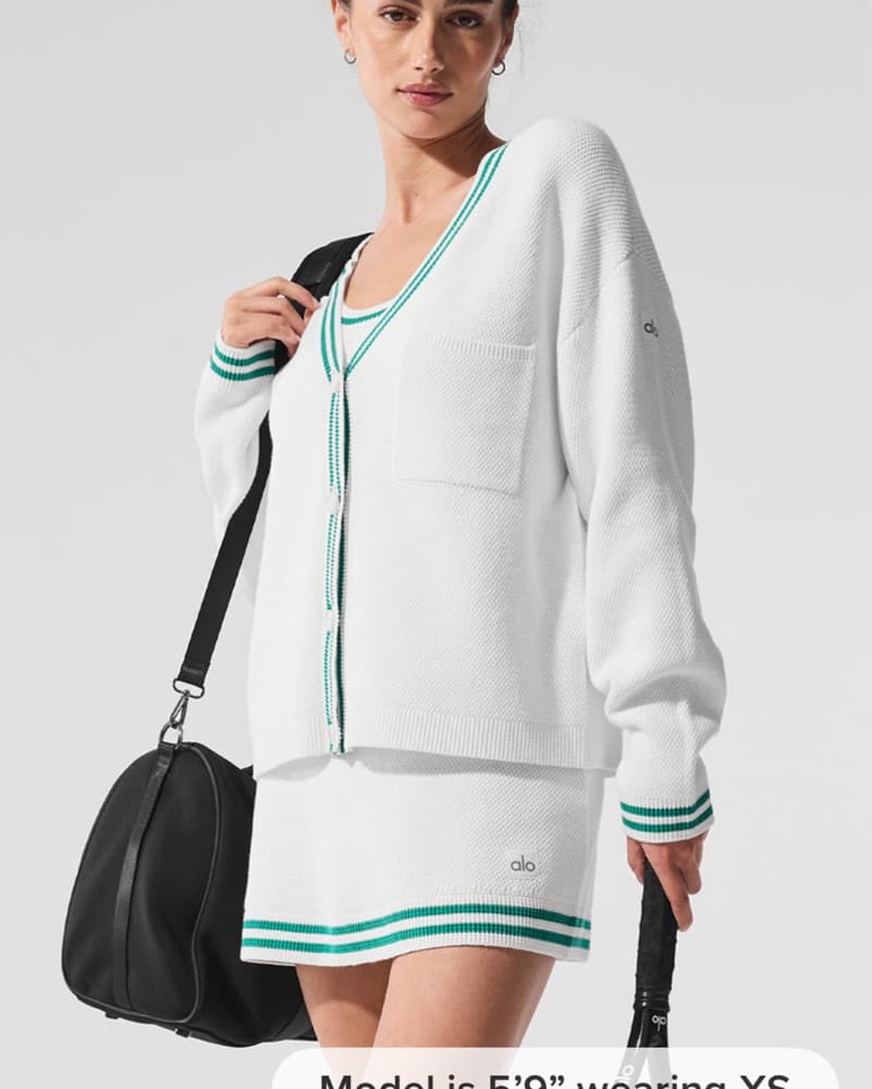 Alo Tennis Set With Matching Jacket Xxs  - Image 3
