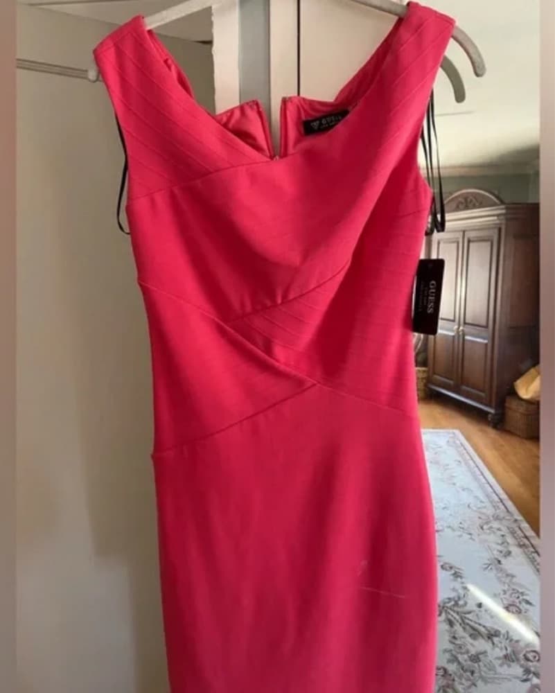 Guess Hot Pink Mini Dress - Image 2