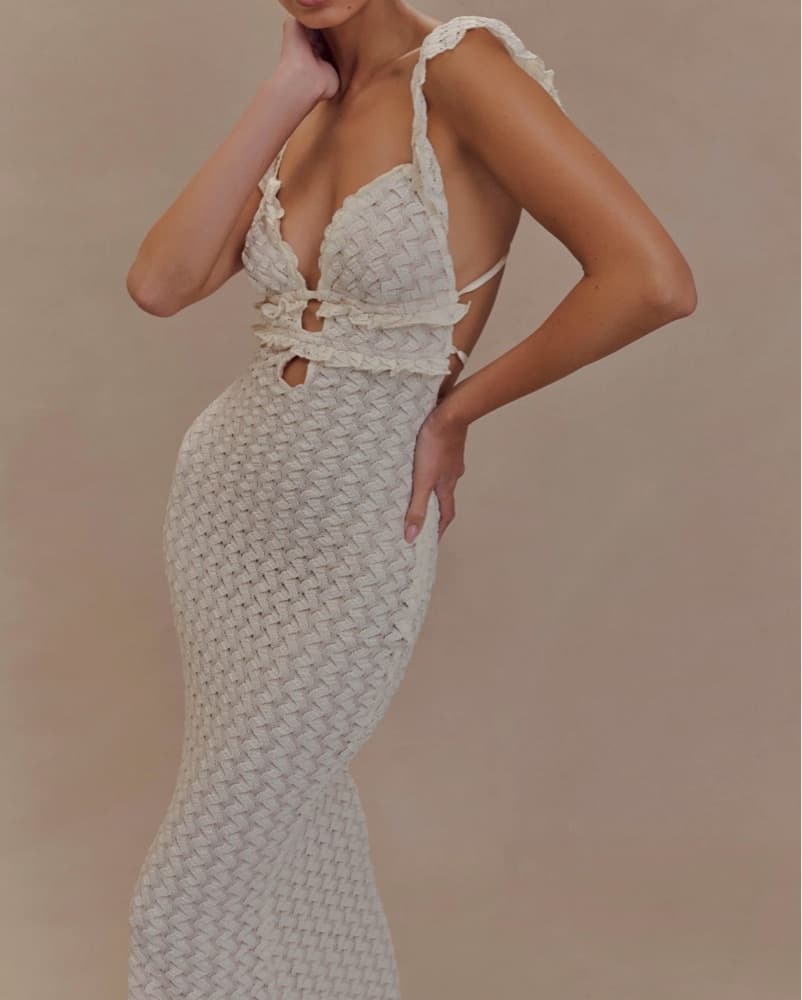 Meshki Ezra Lace Dress - Image 3