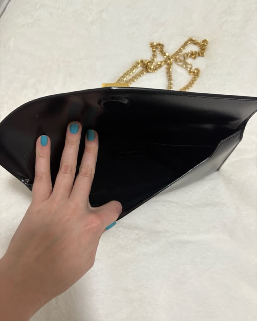 Saint Laurent YSL Envelope Clutch - Image 4