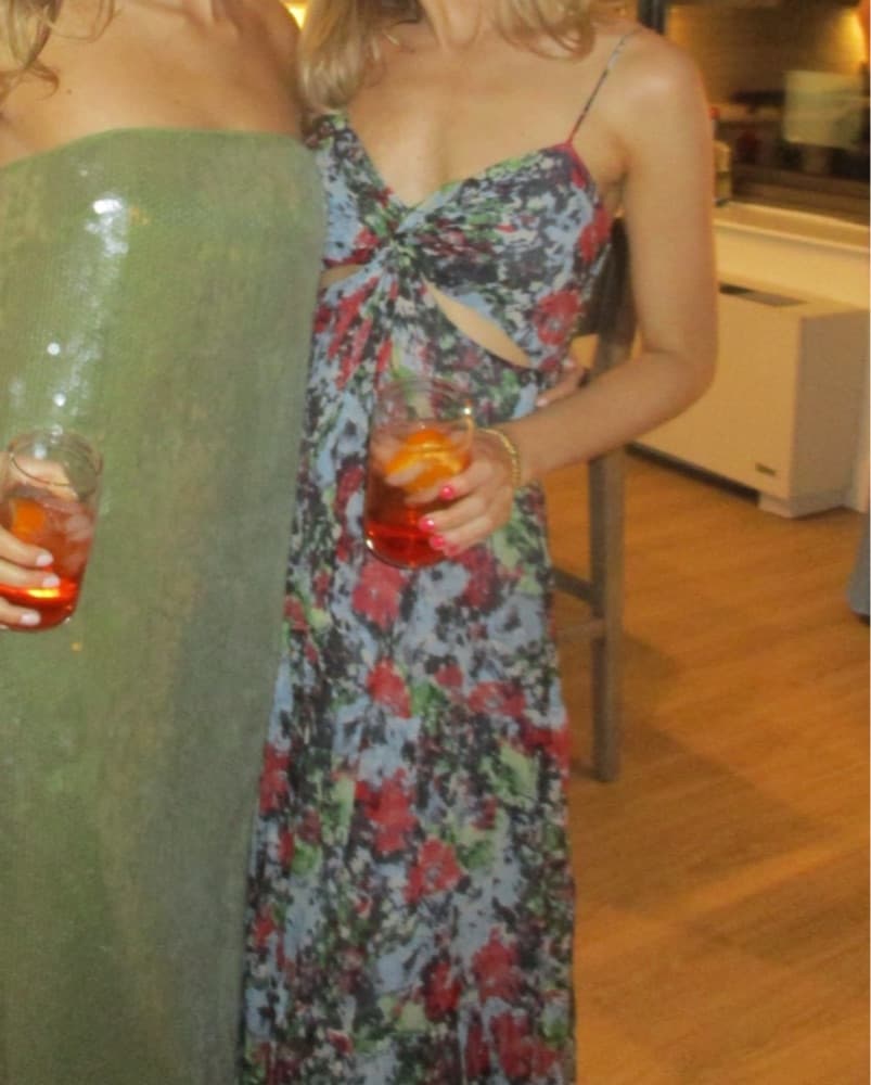 Cinq A Sept Floral Cutout Maxi Dress - Image 5