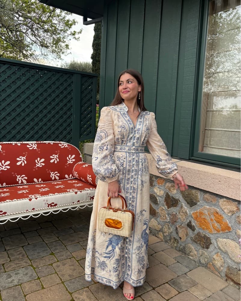 Zimmermann blue & White Dress - Image 1