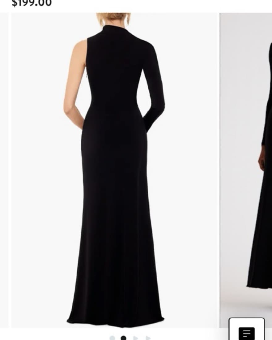 Betsy & Adam Asymmetric Single Long Slee - Image 2