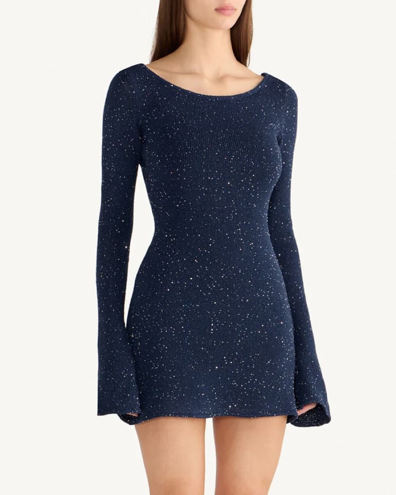 Asta Resort Maya Dress Navy - Image 1