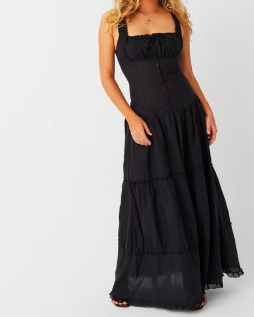 Christabelle Ruffle Maxi Dress - Image 1