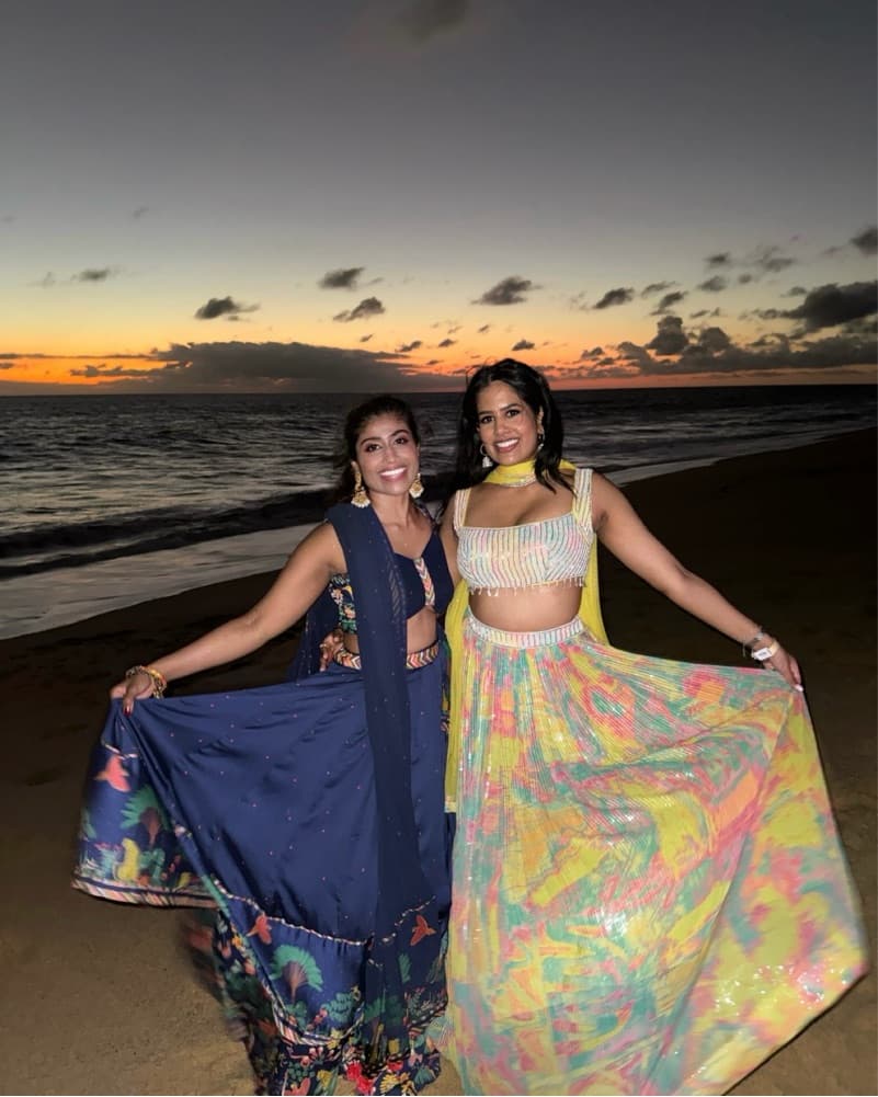 Vibrant Multicolor Indian Lengha  - Image 2