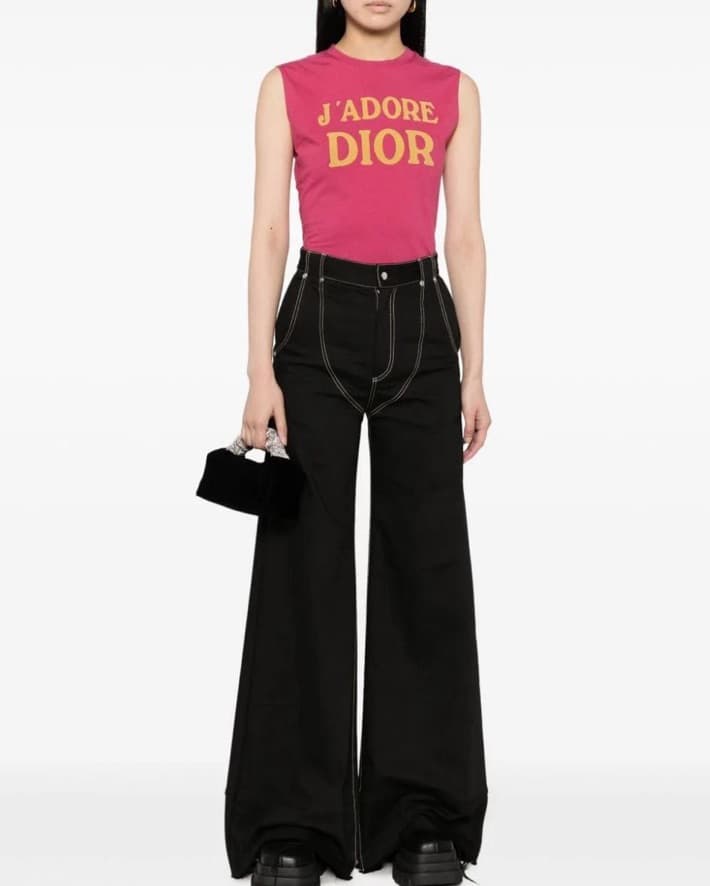 Rare Authentic Dior Tank Top Red   - Image 5