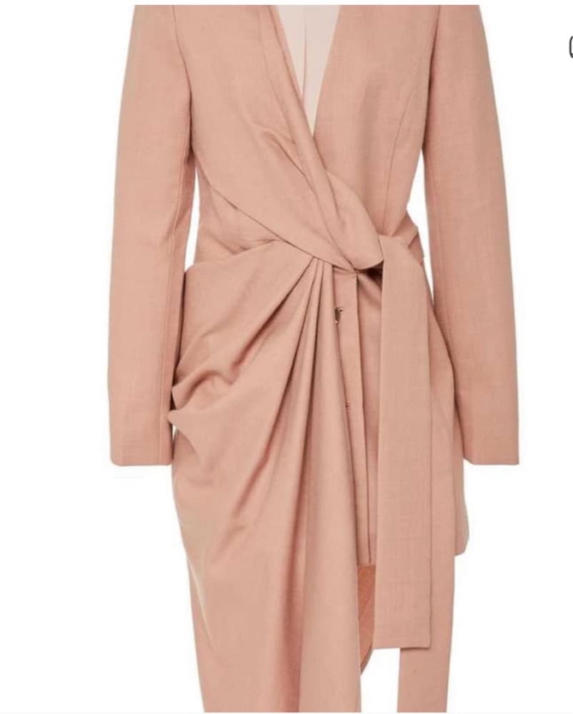 Acler Dressen Wrap Blazer Wool Dress - Image 2