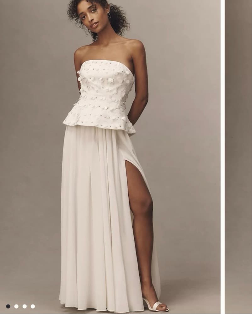 BHLDN Pleated Maxi Dress  - Image 1