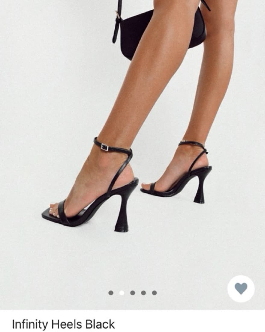 Black Princess Polly Heels  - Image 2