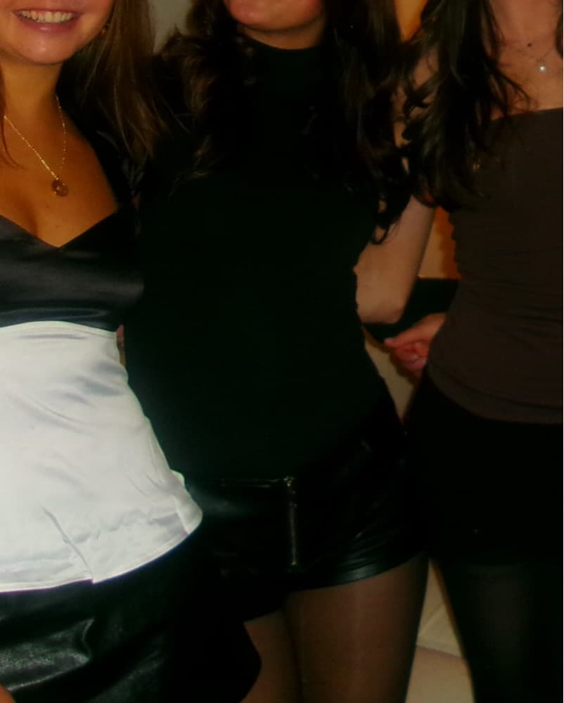 Leather Micro Shorts - Image 3