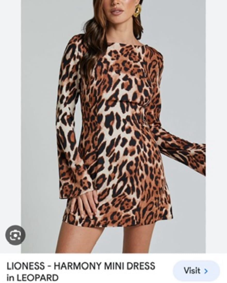 Lioness Cheetah Dress - Image 1