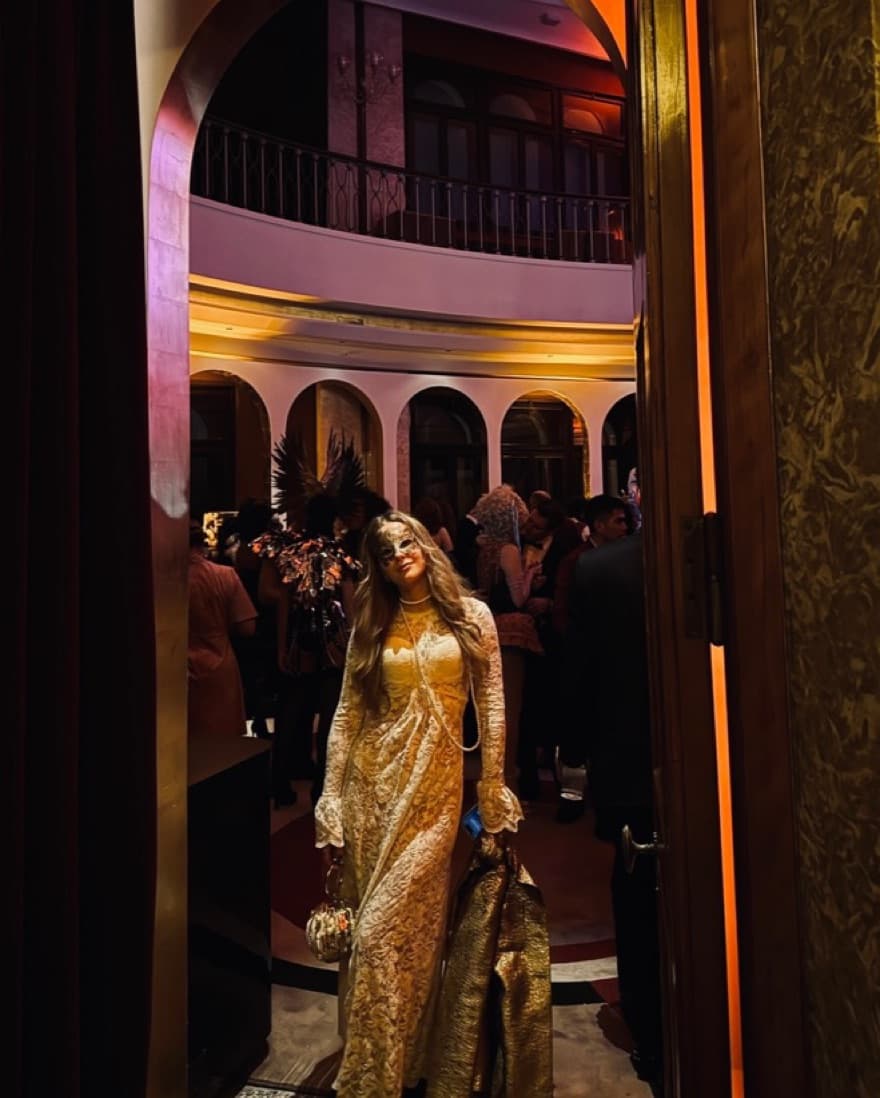 Rabanne Long Lace dress - Image 4
