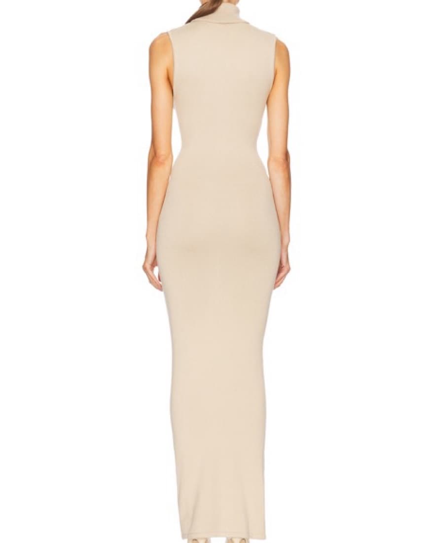 Helsa Aadi Knit Dress in Clay - Image 3