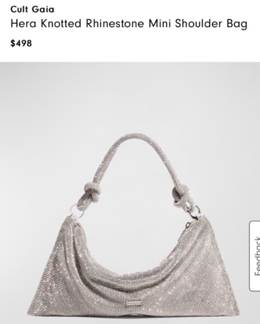Cult Gaia Hera Knotted Rhinestone Mini - Image 1