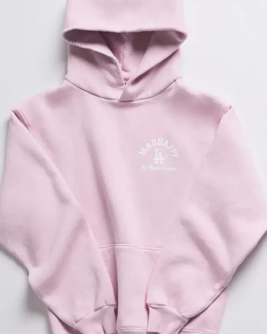 Madhappy Pink Dodgers Hoodie - Image 3