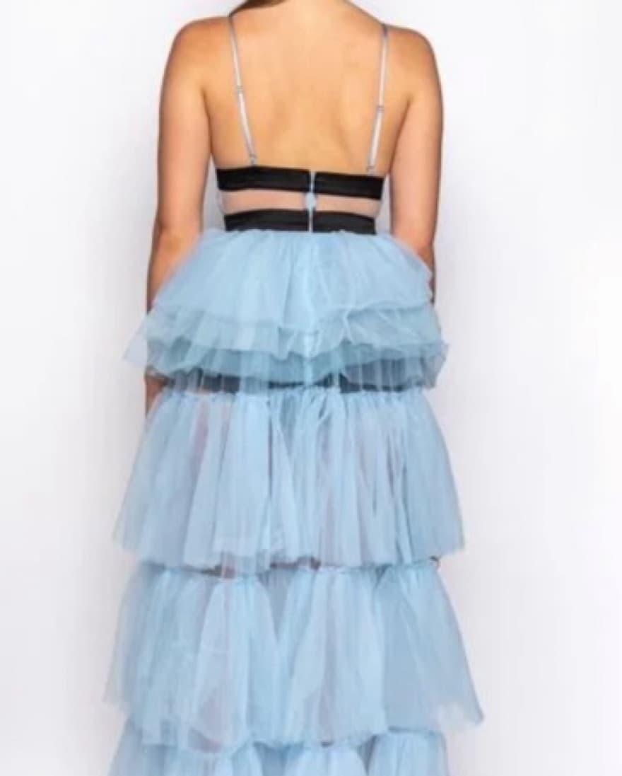 Akira Princess High Low Tulle Blouse - Image 2