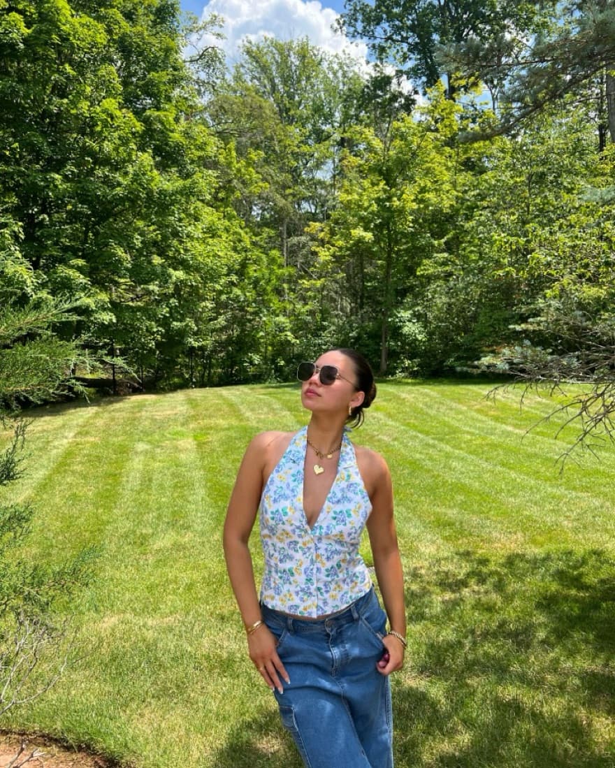 Frankie’s Bikinis Cottage Halter Top - Image 3