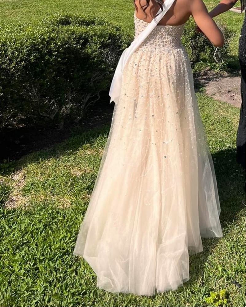 Custom Made Embellished Prom Dress - Image 3