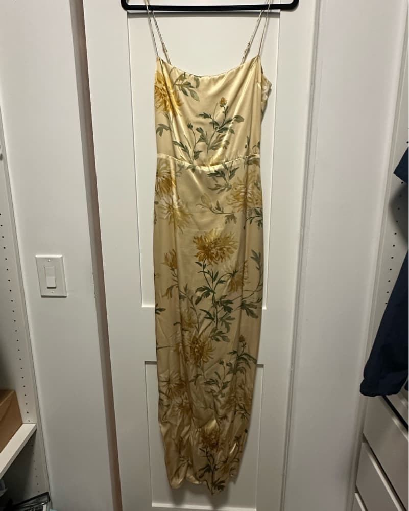 Reformation Frankie Silk Dress - Image 5