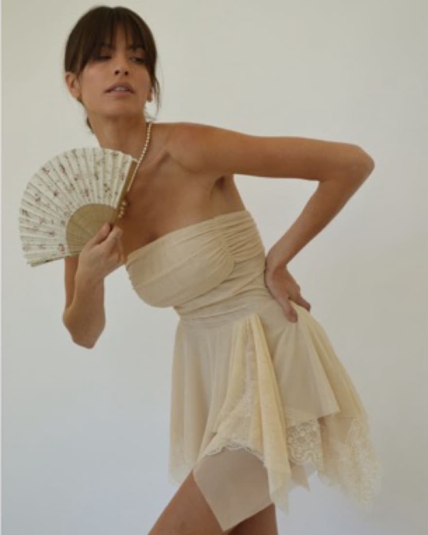 Penelope Dress - Nude - Image 1
