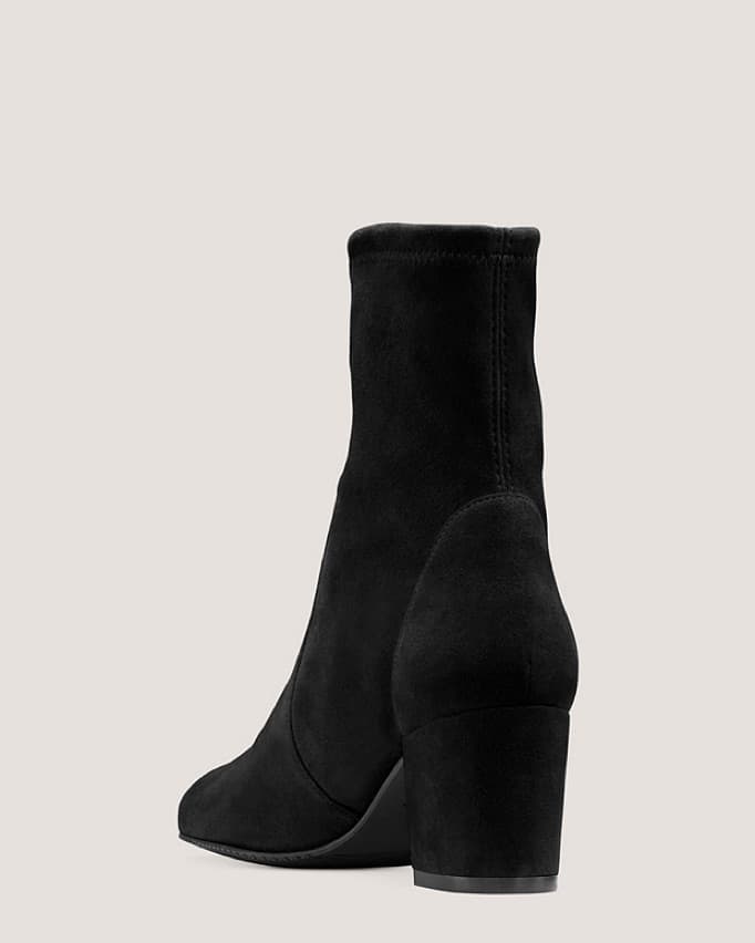 SW Chic Black Suede Ankle Boots - Image 3