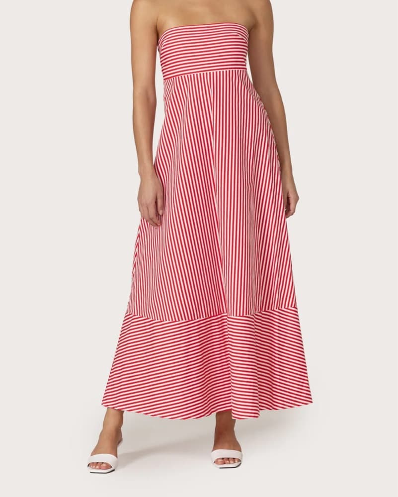 Lusana Striped Maxi Dress - Image 1