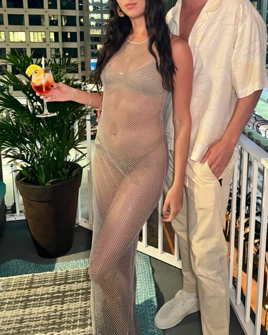 Sheer Iridescent Sparkle Dress / CoverUp - Image 4
