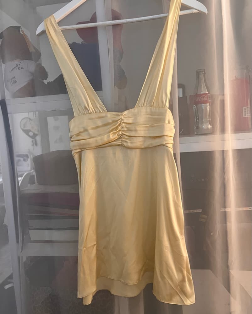 Butter Yellow Two Bodies Abby Dress - Image 2