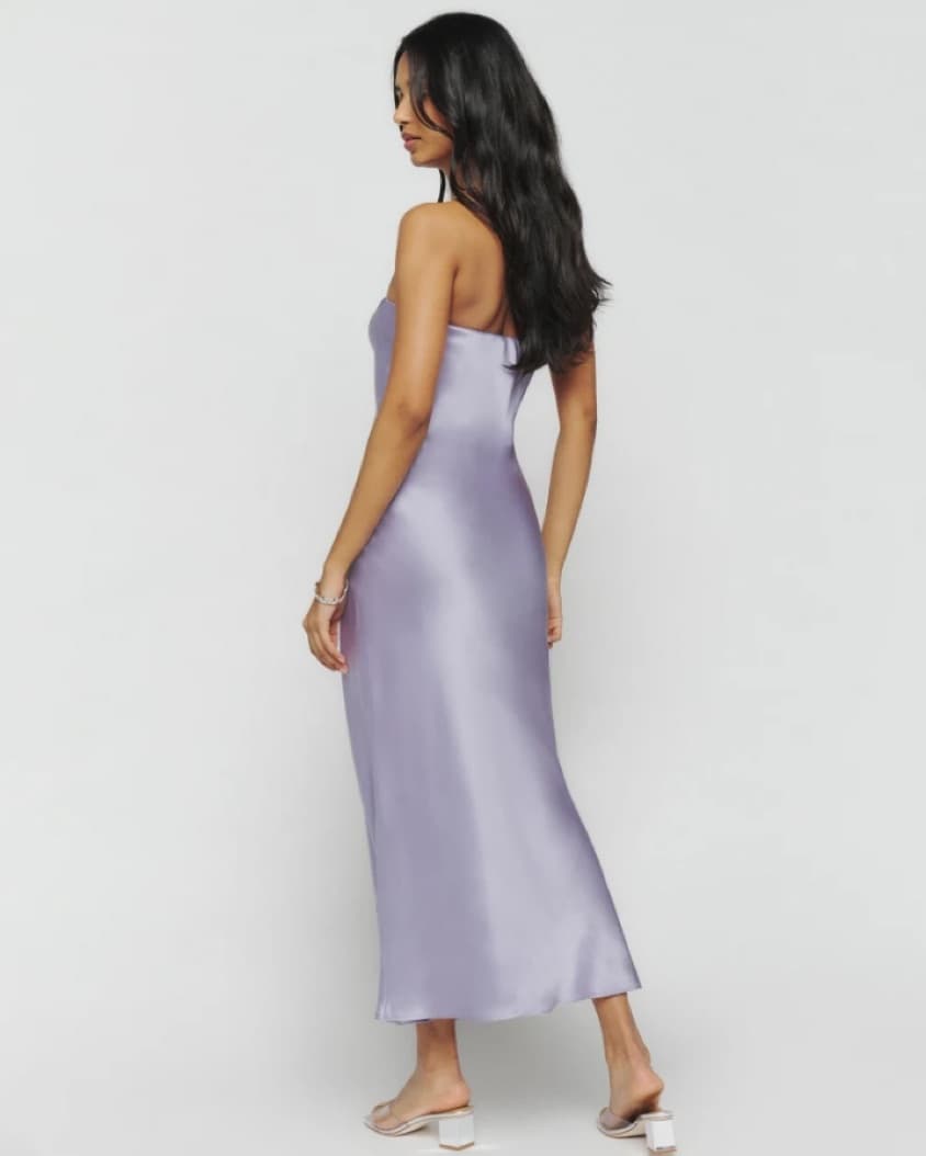 Joana Silk Dress - Image 3