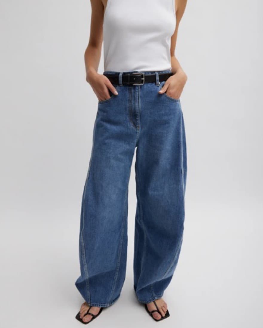 Tibi Classic Wash Denim Sid Jean - Image 3