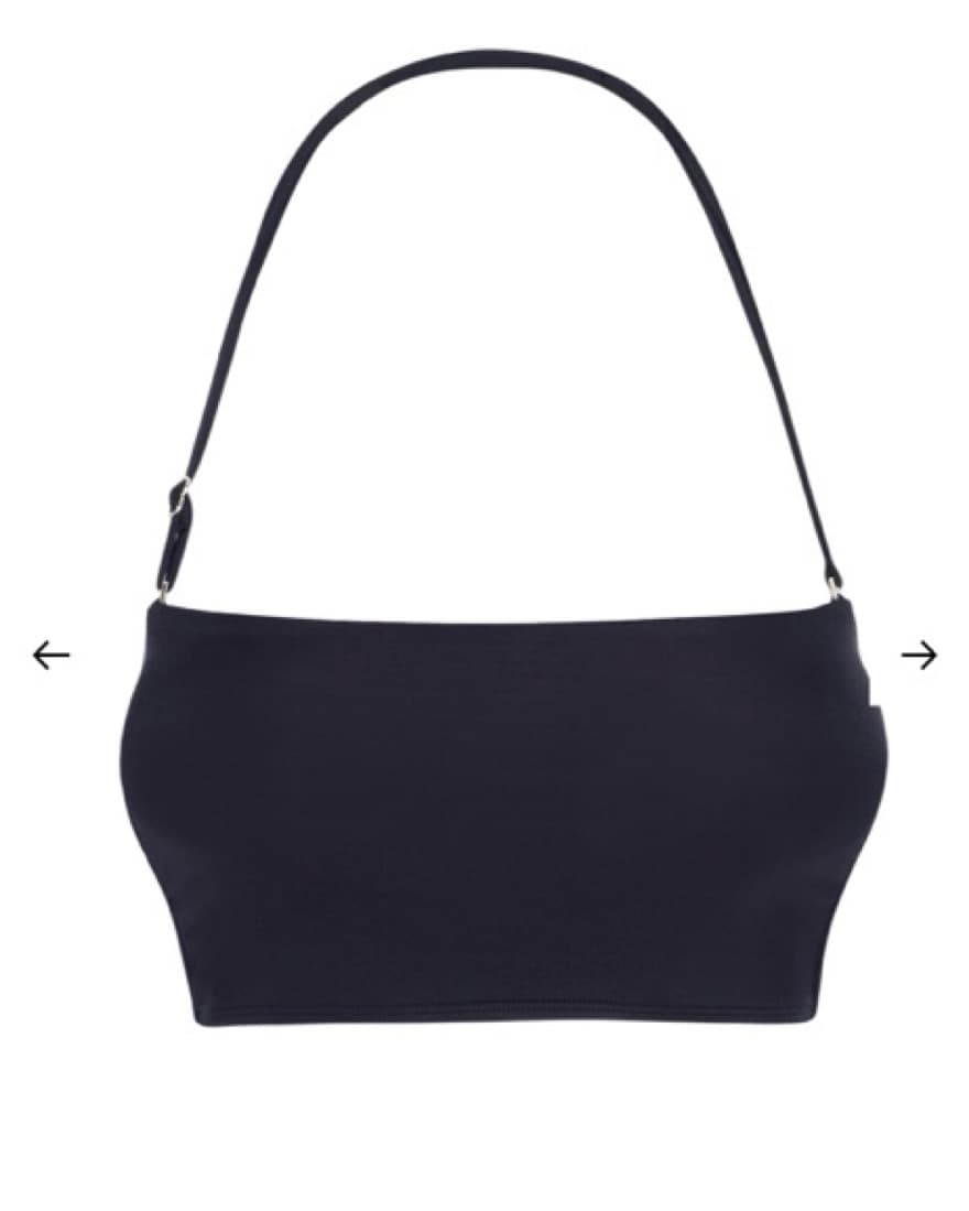 Black Monday Swimwear Bandeau Bikini Top - Image 1