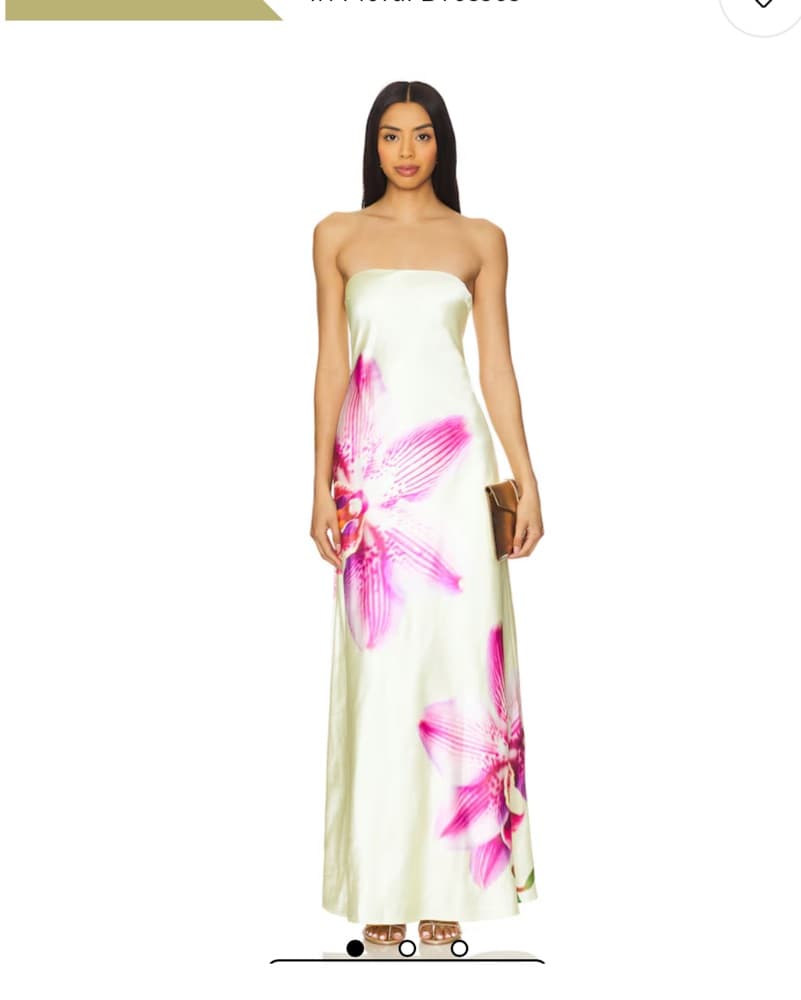 Floral Yellow Dress - Image 2