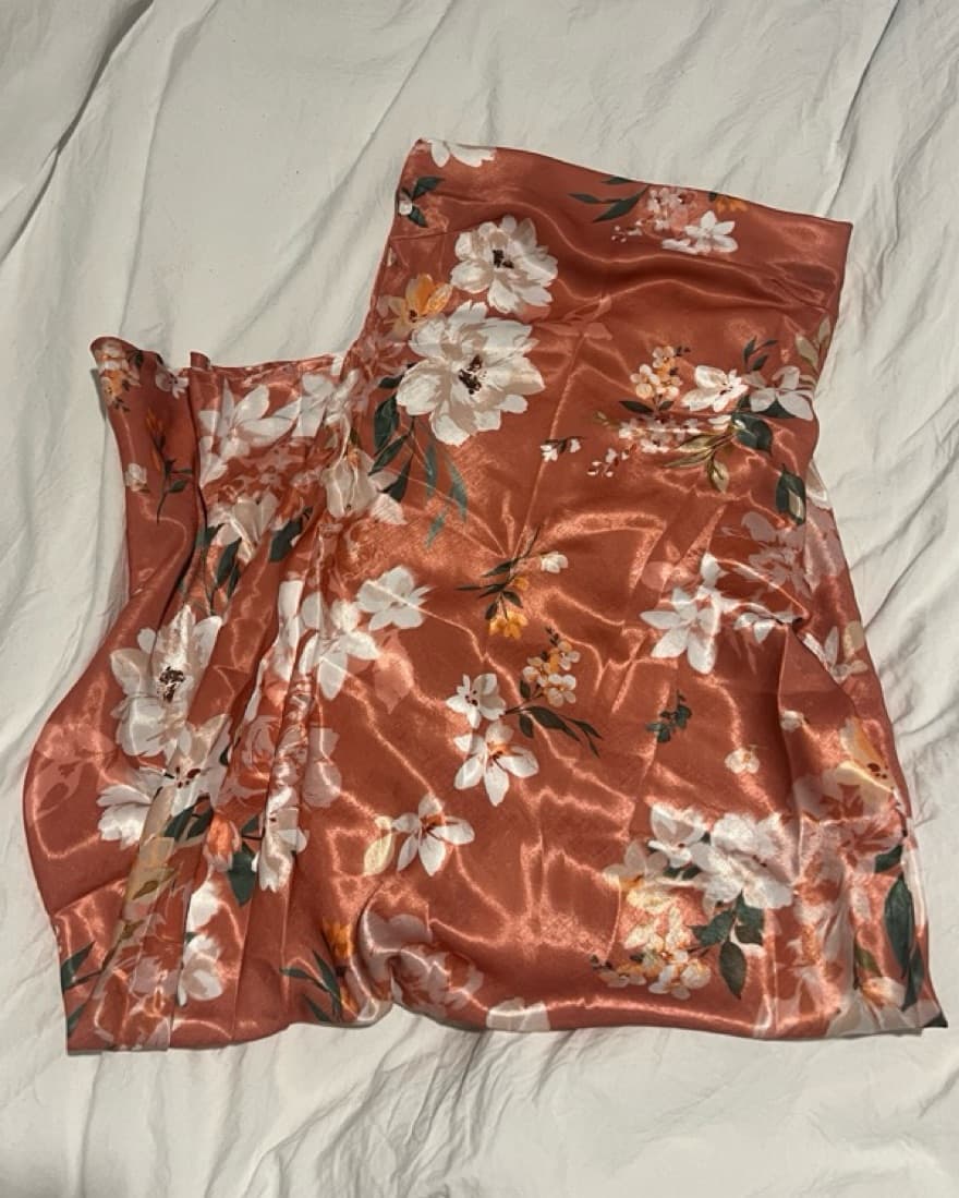 Resa Anna Slip Terracotta Pink Floral - Image 7