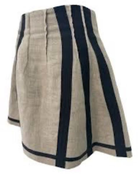 Dolce And Gabbana Linen Skater Skirt - Image 2