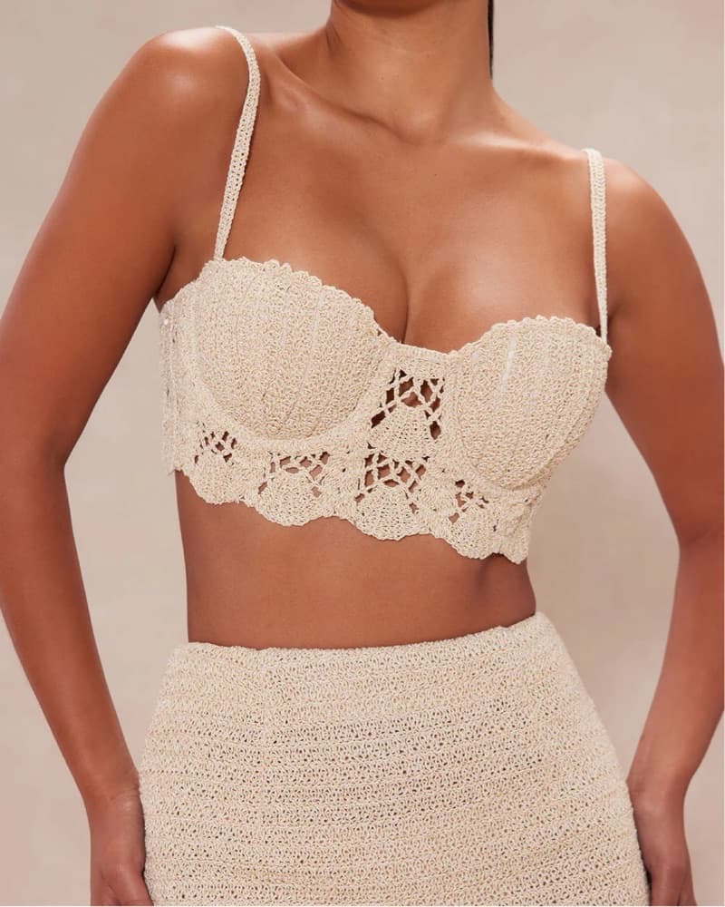 Elegant Crochet Lace Fringe Skirt Set - Image 4