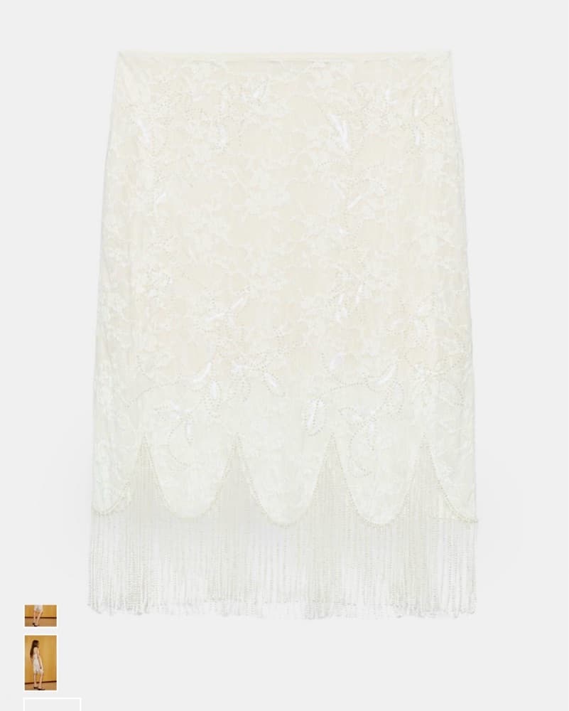 White Fringe Set - Image 4