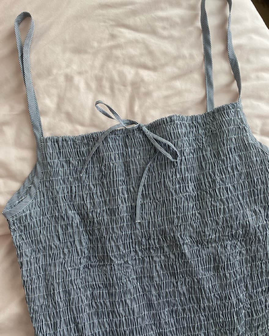Solid & Striped Smocked Dress - Image 2