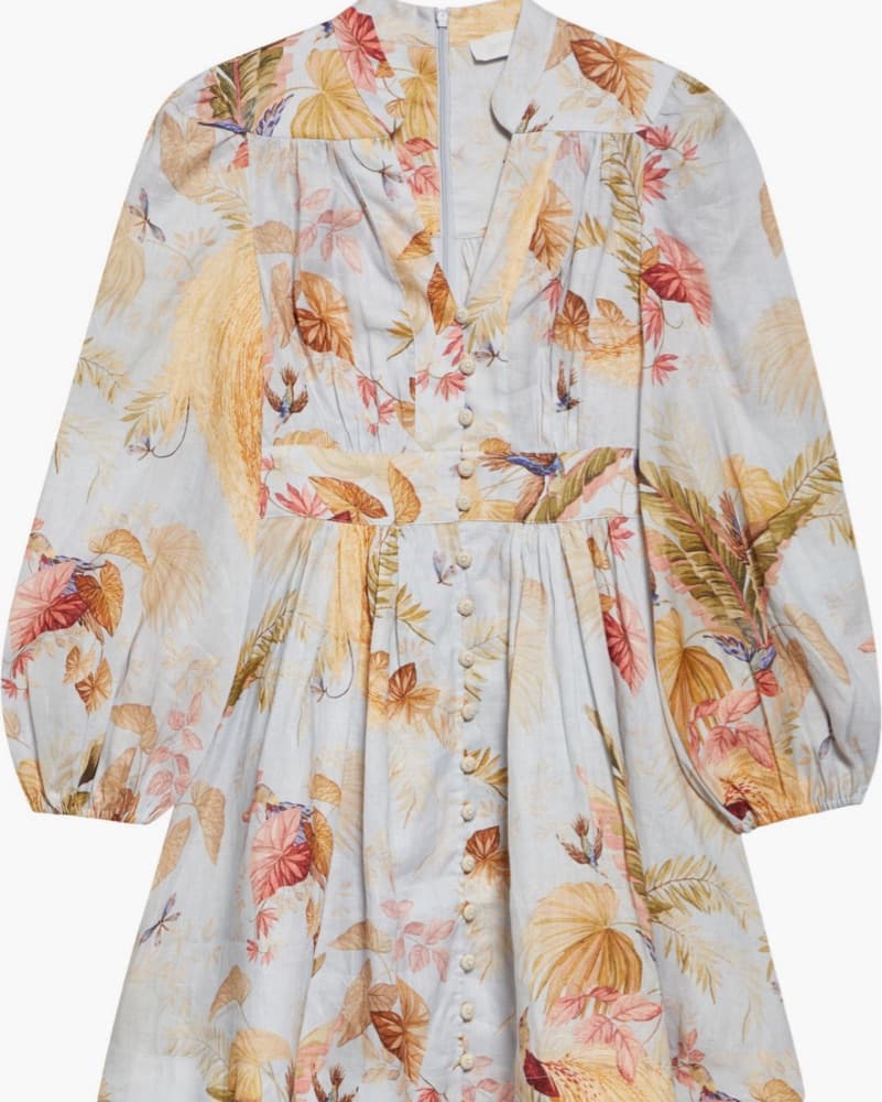 Zimmermann Floral Long Sleeve Minidress - Image 5