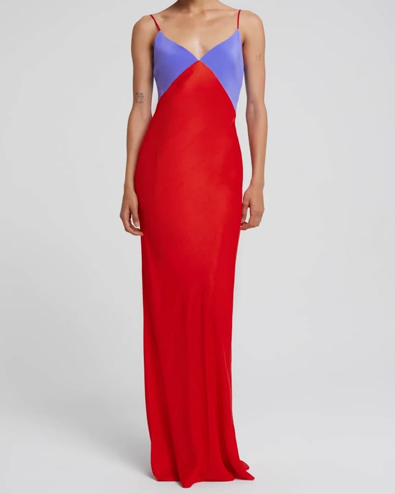 Rat And Boa Rosso Dress In Red Purple - Image 6