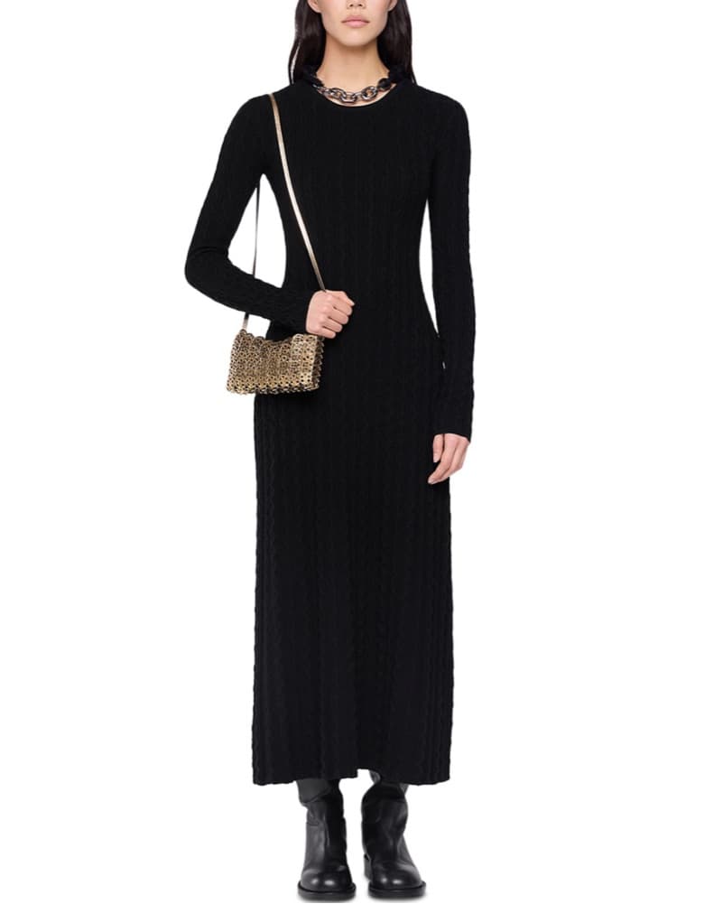 Rabanne Wool & Cashmere Chain Dress - Image 1