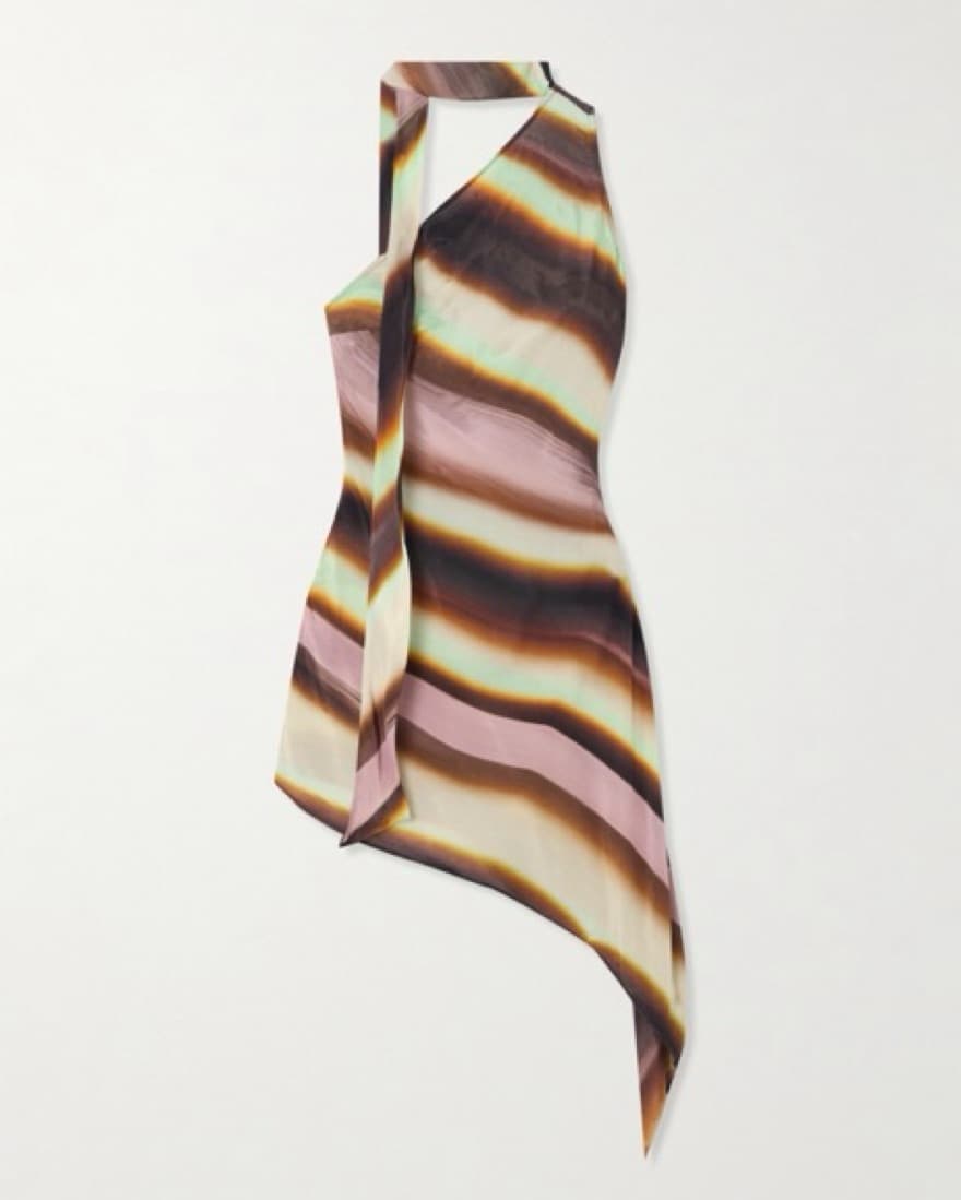 SIEDRÈS Dily Asymmetric Striped Dress  - Image 4