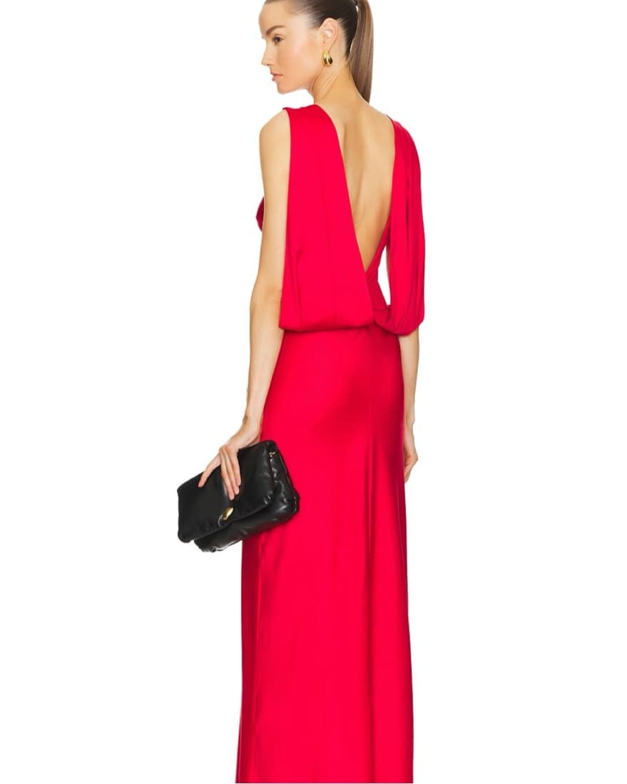 L’academie Red Thylane Gown - Image 3