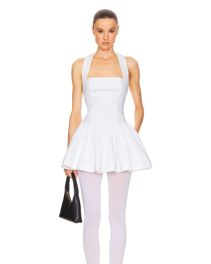 Helsa White Fallie Mini Dress  - Image 6