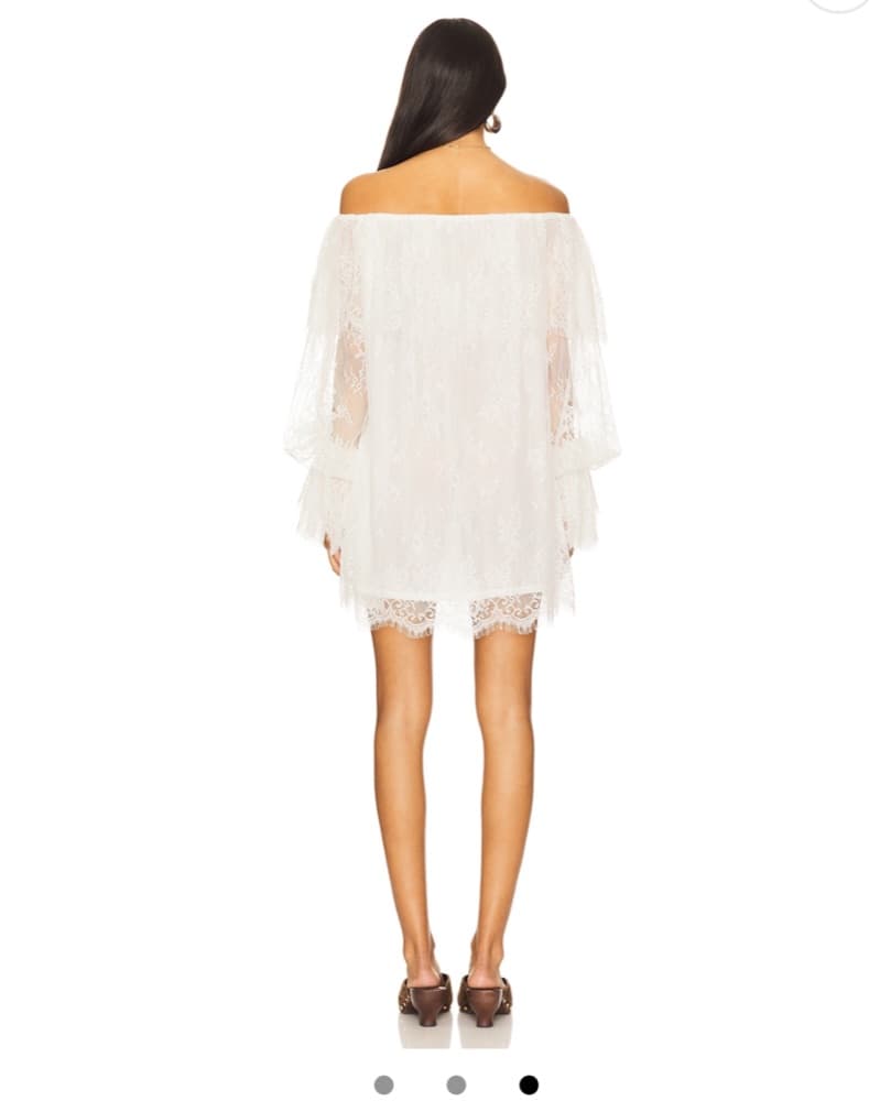 Winona Mini Dress in Ivory Tularosa - Image 3