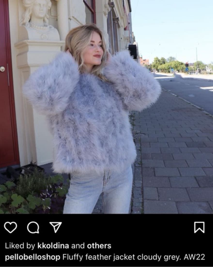 Ostrich Feather Fluffy Fur Jacket - Image 3