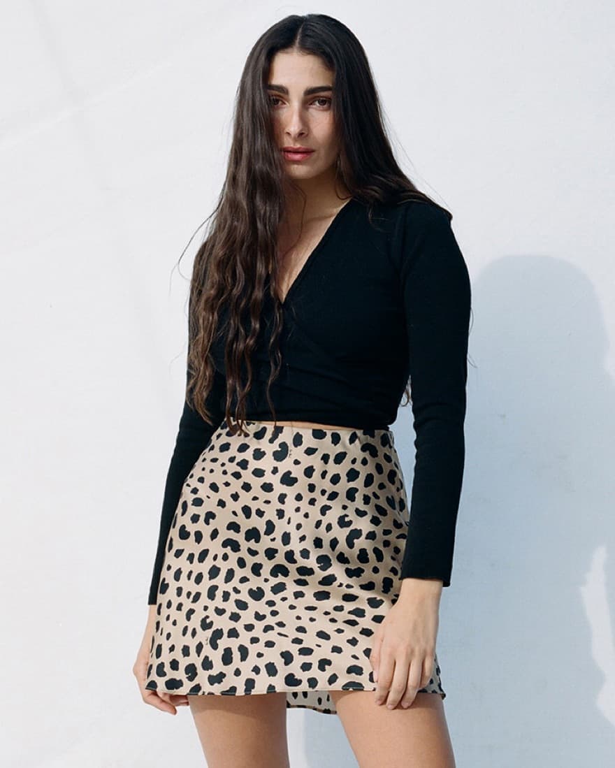 Realisation Par Leopard Silk Miniskirt - Image 3